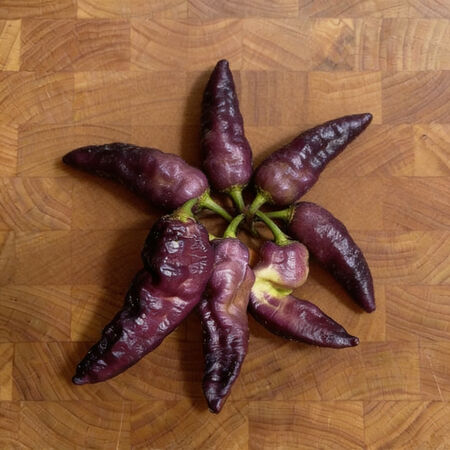 Purple Bhut Jolokia, Pepper Seeds - Packet image number null